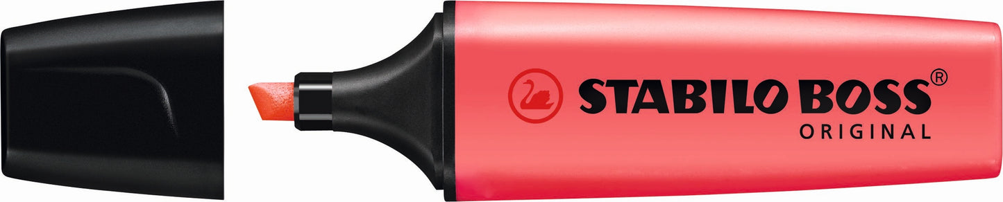 STABILO BOSS Original Highlighter Red Each