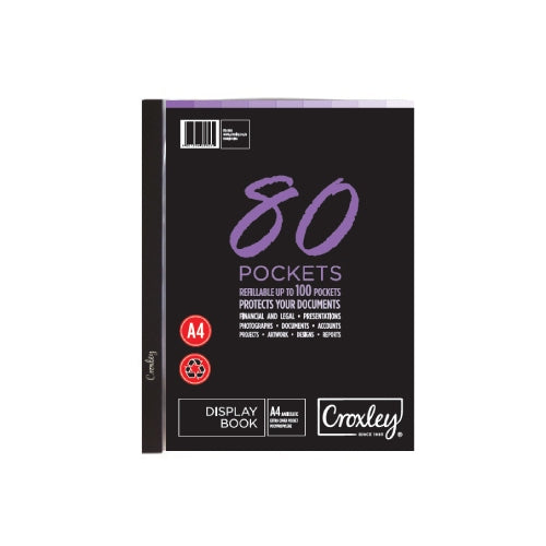 CROXLEY A4 Add-A-Pocket file each