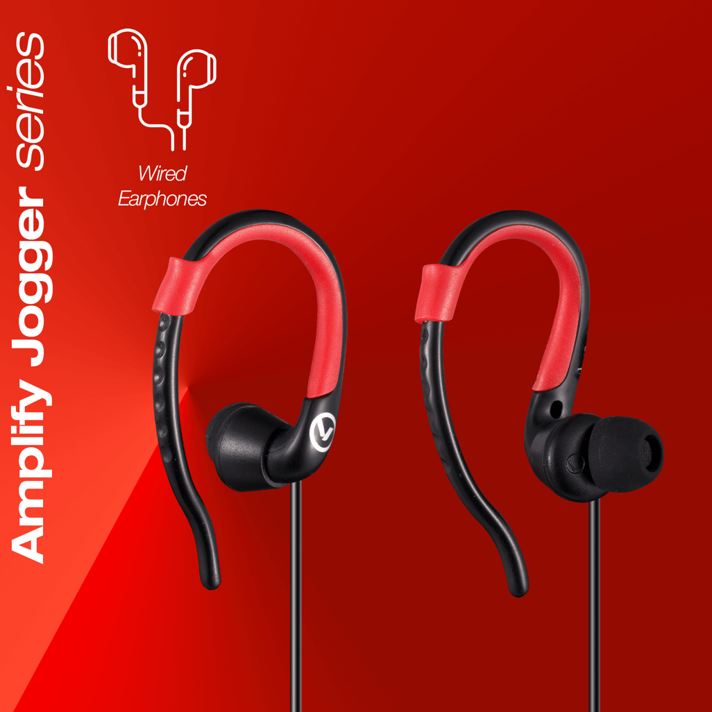 Amplify 2-IN-1 Bundle Jogger series earphones with pouch
