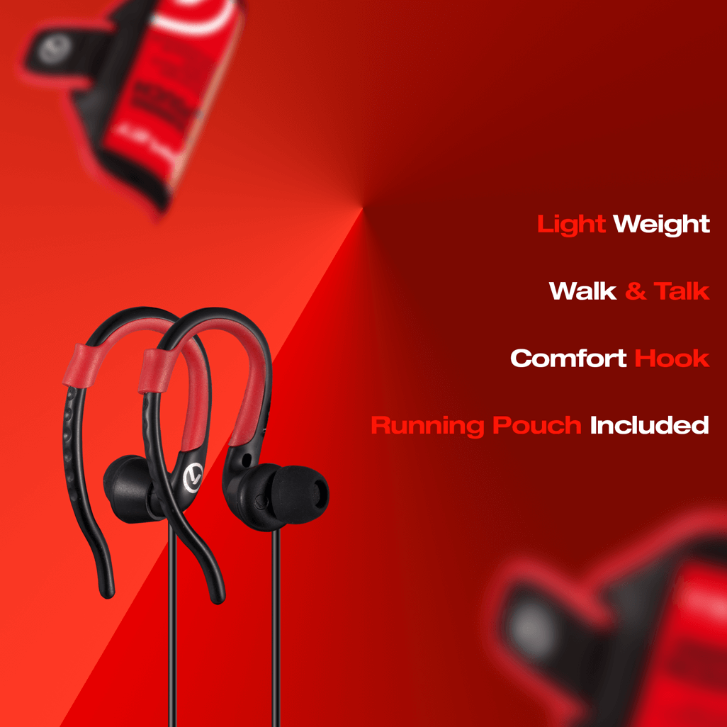 Amplify 2-IN-1 Bundle Jogger series earphones with pouch