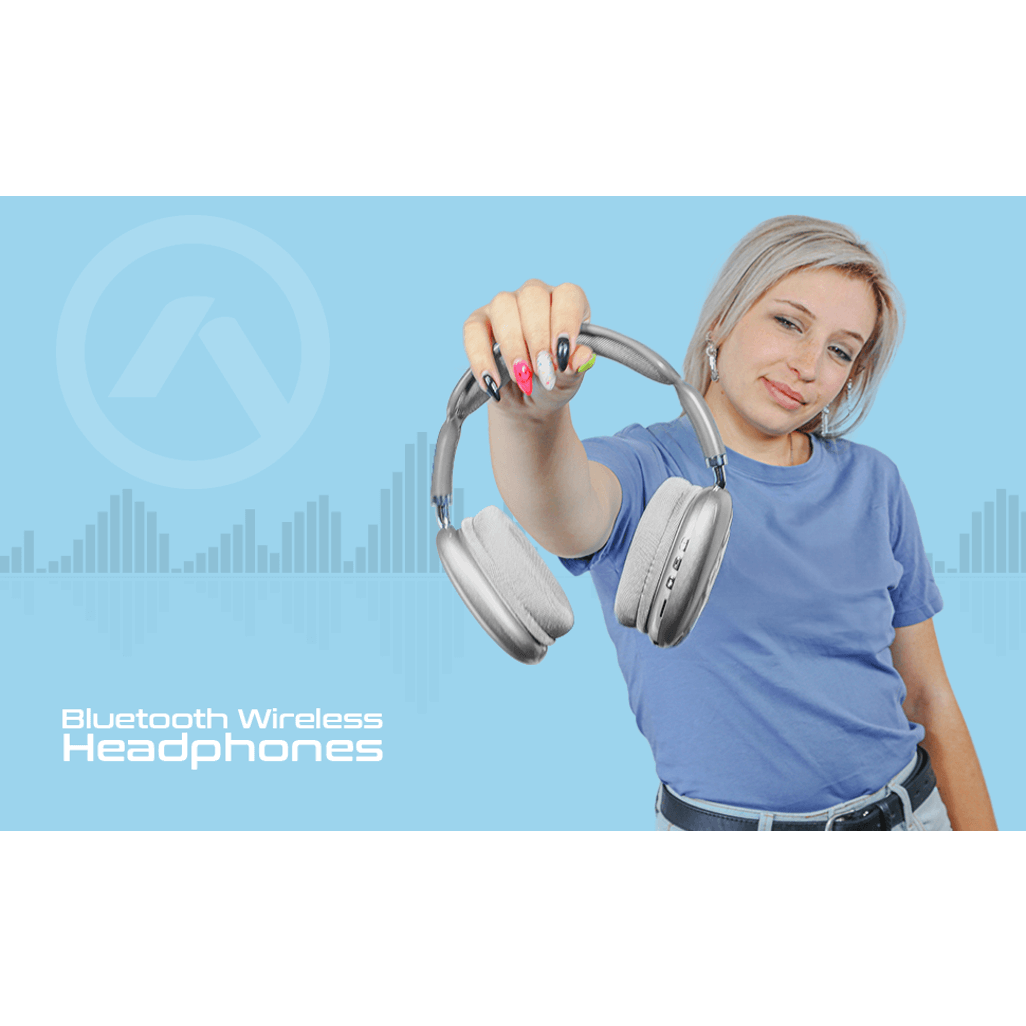 Amplify Stellar Series Bluetooth Headphones - White