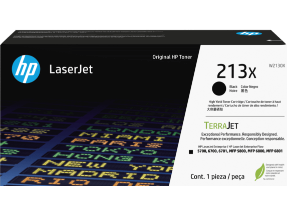 HP 213X Black Original LaserJet Toner Cartridge ~ 9000 pages