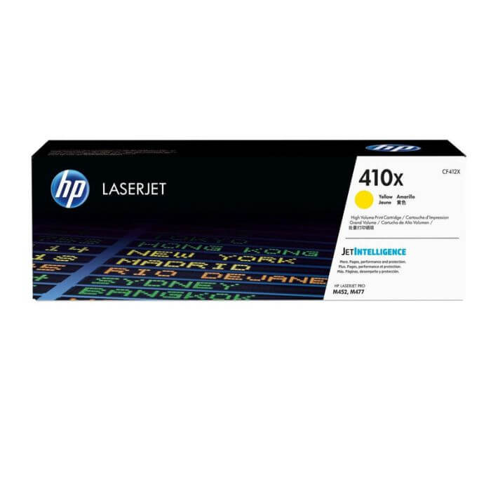 HP 410X High Yield Yellow Original LaserJet Toner Cartridge 5 000 pgs