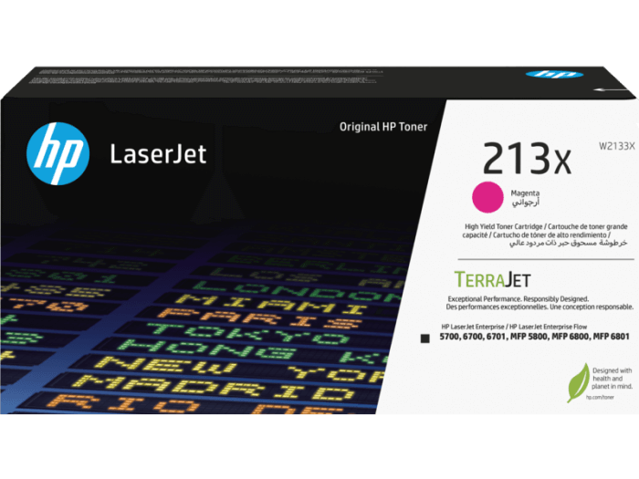 HP 213X Magenta Original LaserJet Toner Cartridge ~ 6000 pages