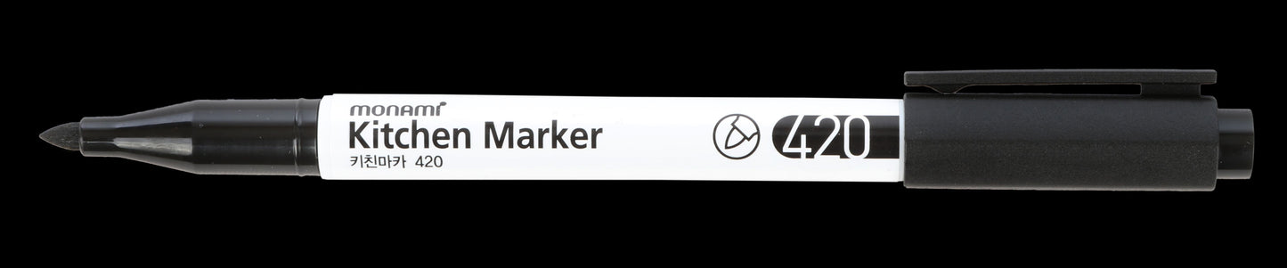 MONAMI Kitchen Marker 420 Black Waterproof