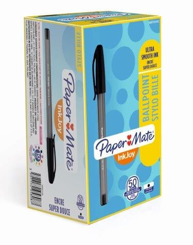 PAPER MATE InkJoy100 Capped Ballpoint Pen Medium 1.0mm - Black
