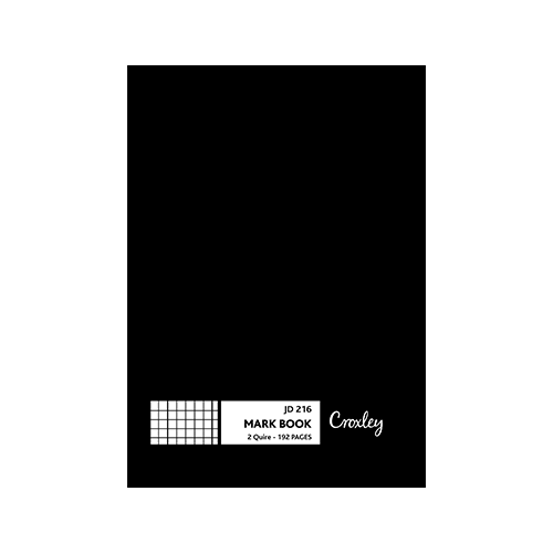 CROXLEY JD216 2 Quire 192 Page Mark Book Pack of 5