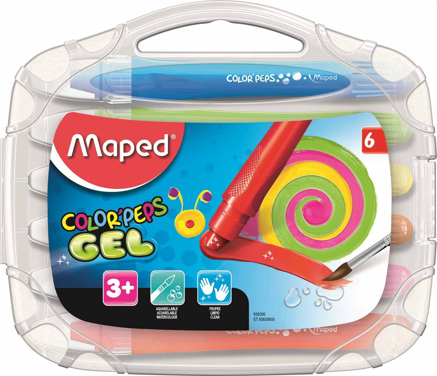 MAPED Crayons Gel Color'Peps 6's