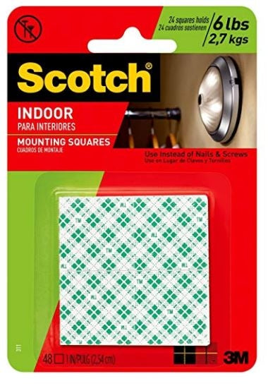 3M Mounting Tape - 199 Squares 25 x 25 (Each)