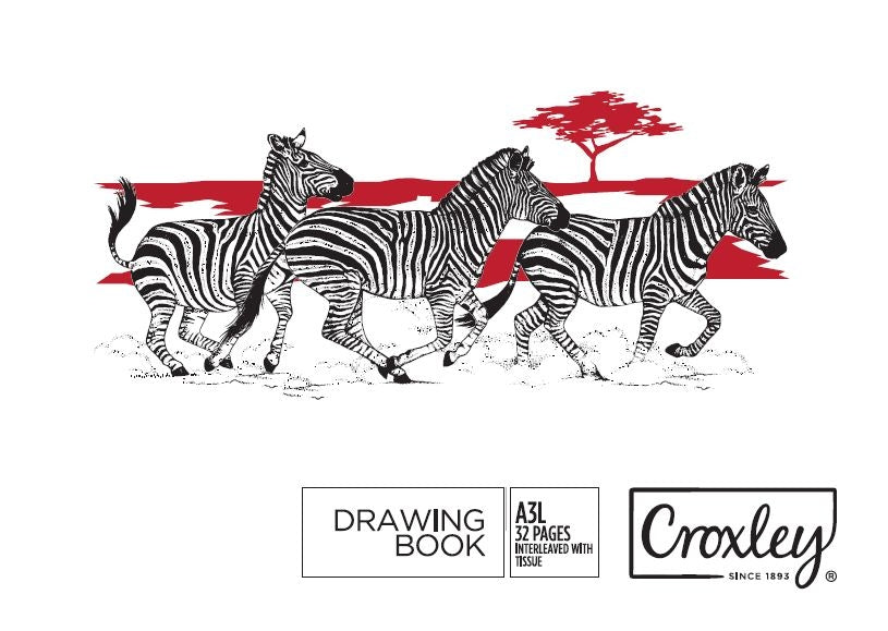 CROXLEY JD205 32 Page A3 Landscape Pack of 10