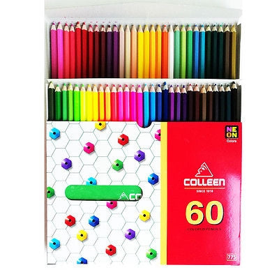 COLLEEN Assorted Pencil Crayons 60's