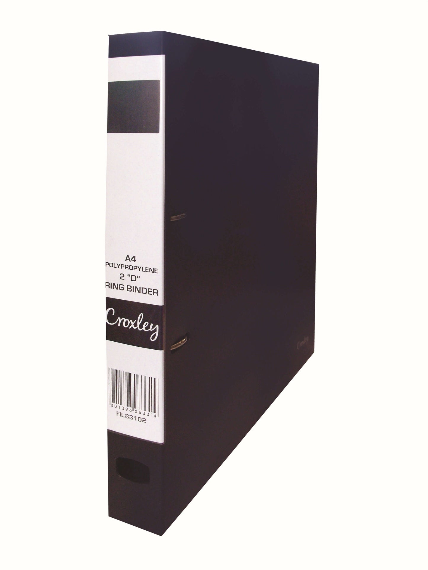 CROXLEY 2D Polypropylene Ring Binder (Pack of 10):