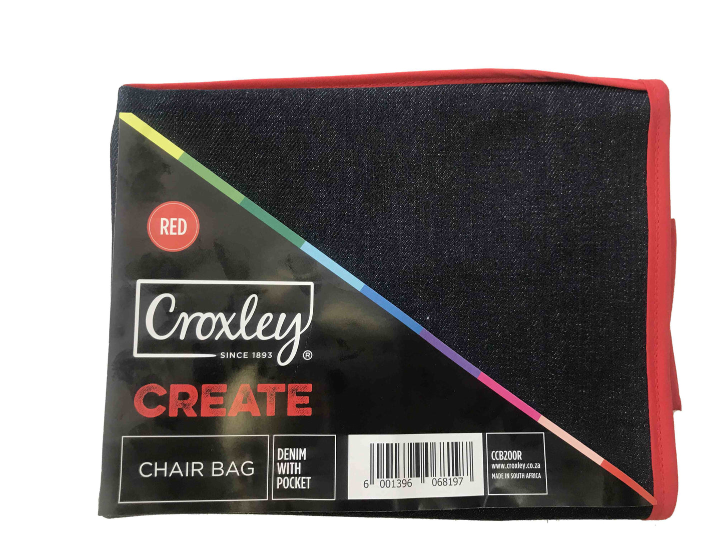 CROXLEY Chairbag Denim Red 445mm x 450mm
