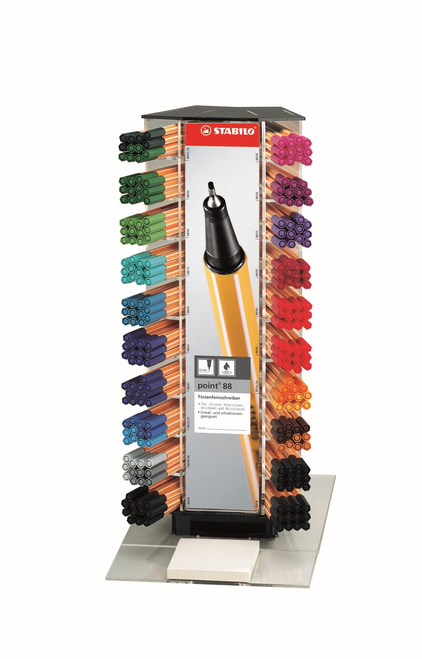 STABILO Point 88 Fineliner Assorted Display 240's