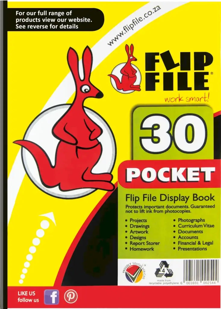 FLIPF2/430 Flip File - A4 (30 Pocket)