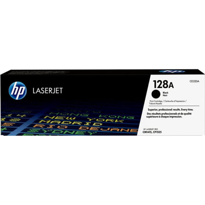 HP 128A Black Original LaserJet Toner Cartridge 2 000 pgs