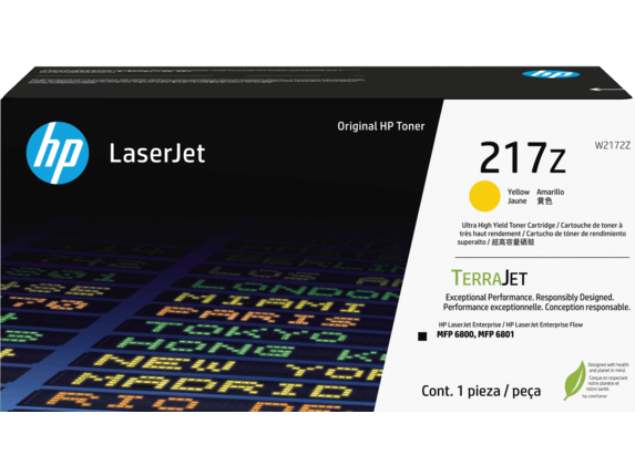 HP 217Z Yellow Original LaserJet Toner Cartridge ~ 24,000 pages