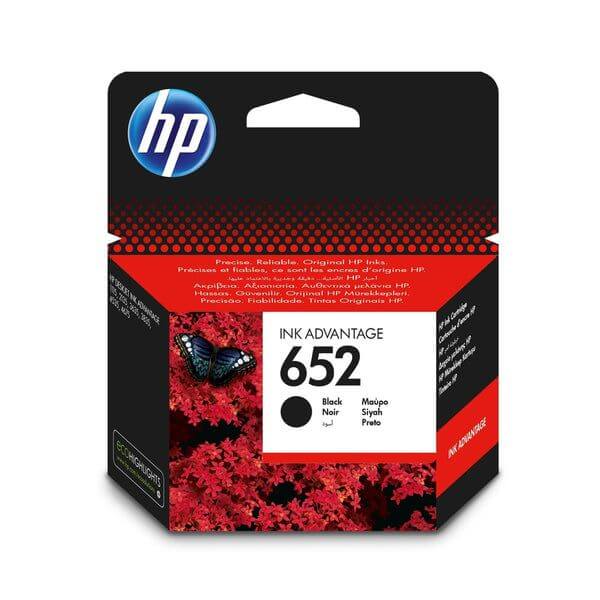HP 652 Black Original Ink Advantage Cartridge ~360 pgs