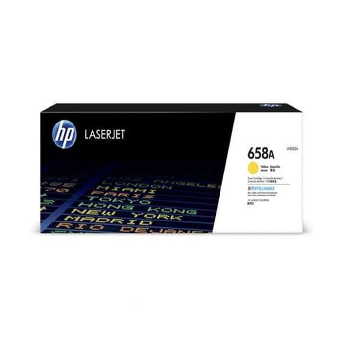 HP 658A Yellow LaserJet Toner Cartridge,6,000 pages