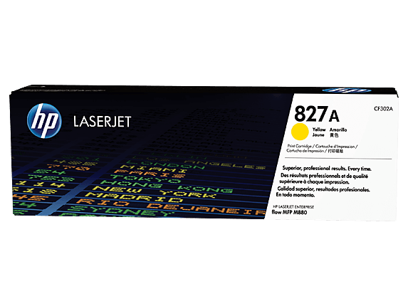 HP 827A Yellow Original LaserJet Toner Cartridge 32 000 pgs