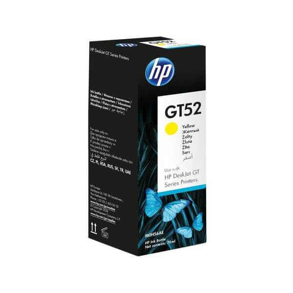 HP GT52 Yellow Original Ink Bottle ~8 000 pgs