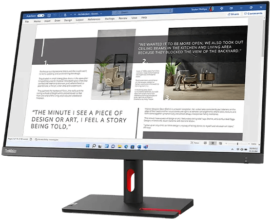 Lenovo S27i-30 27.0'' Monitor IPS panel 3 Years warranty