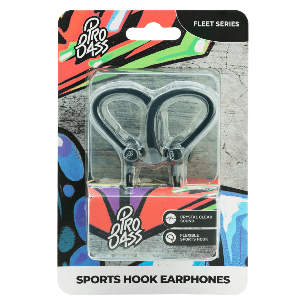 Pro Bass Fleet Series Earphones - Black