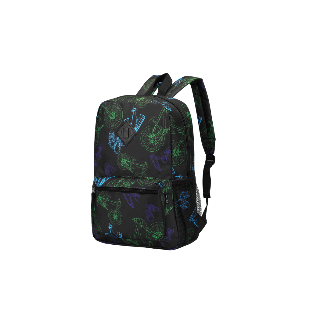 Quest Neon Sneakers 4 Piece Backpack Combo Black