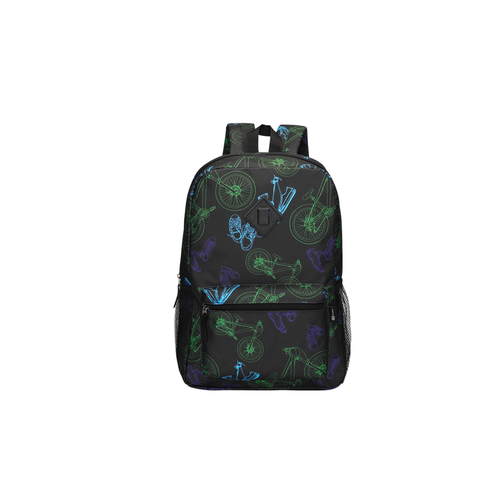 Quest Neon Sneakers 4 Piece Backpack Combo Black