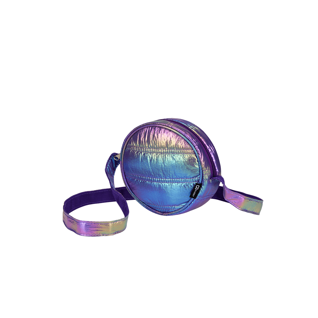 Quest Puffer Cross Body Bag Purple