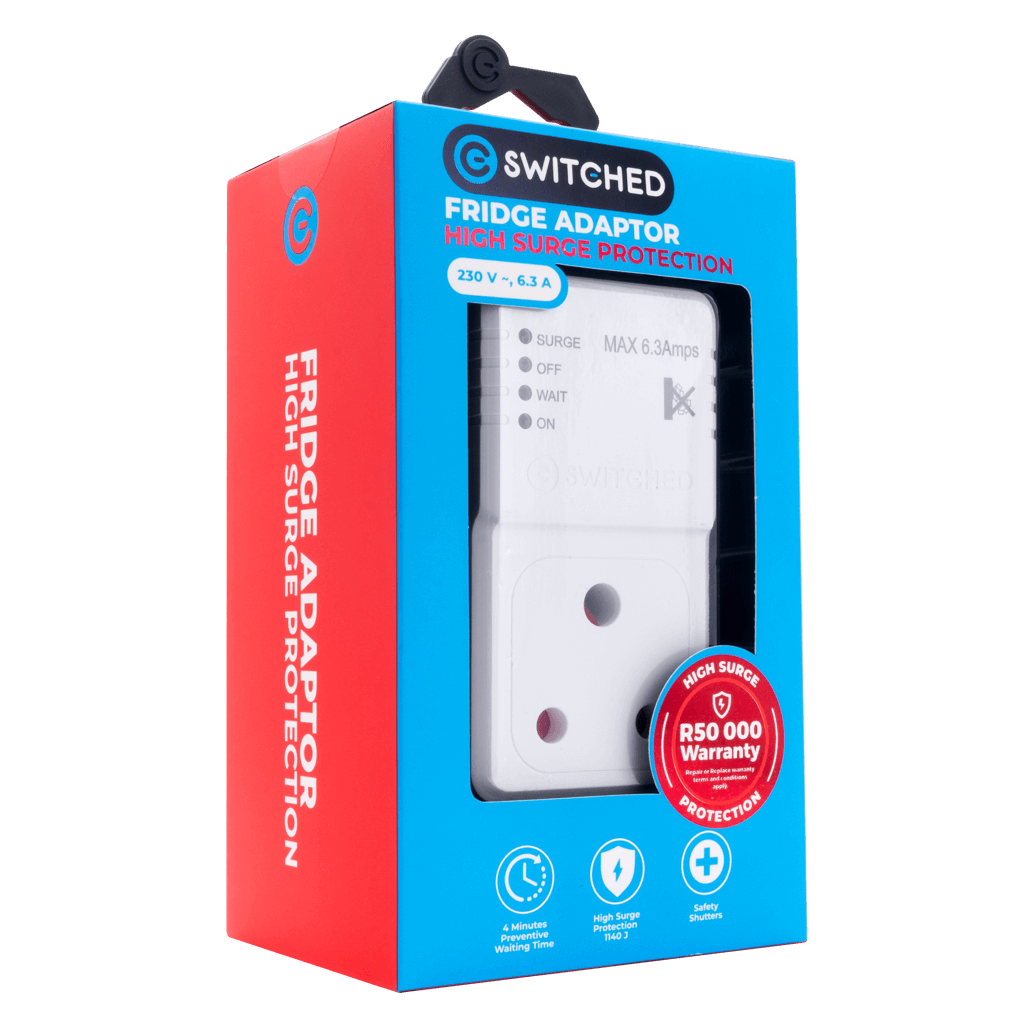 SWITCHED 1 Way Fridge Surge Adaptor