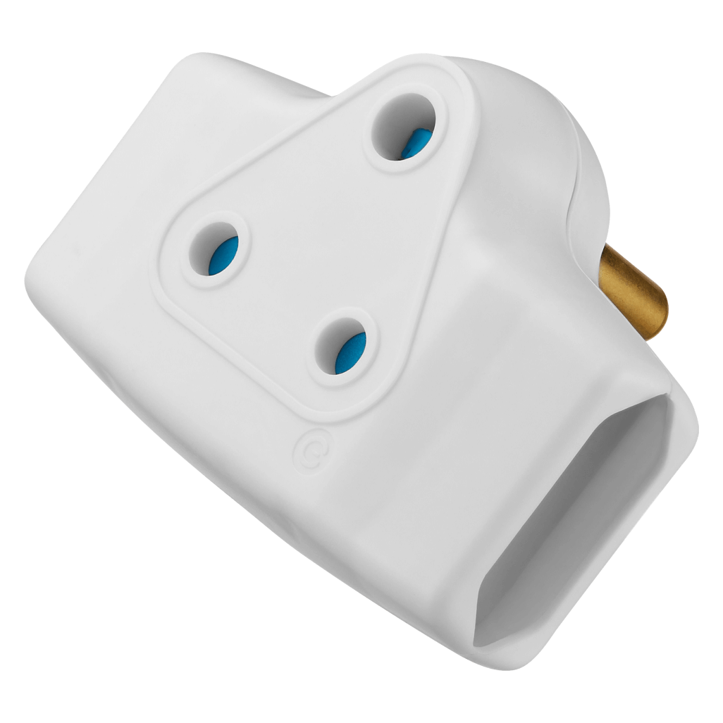 SWITCHED 3 Way Adaptor - White