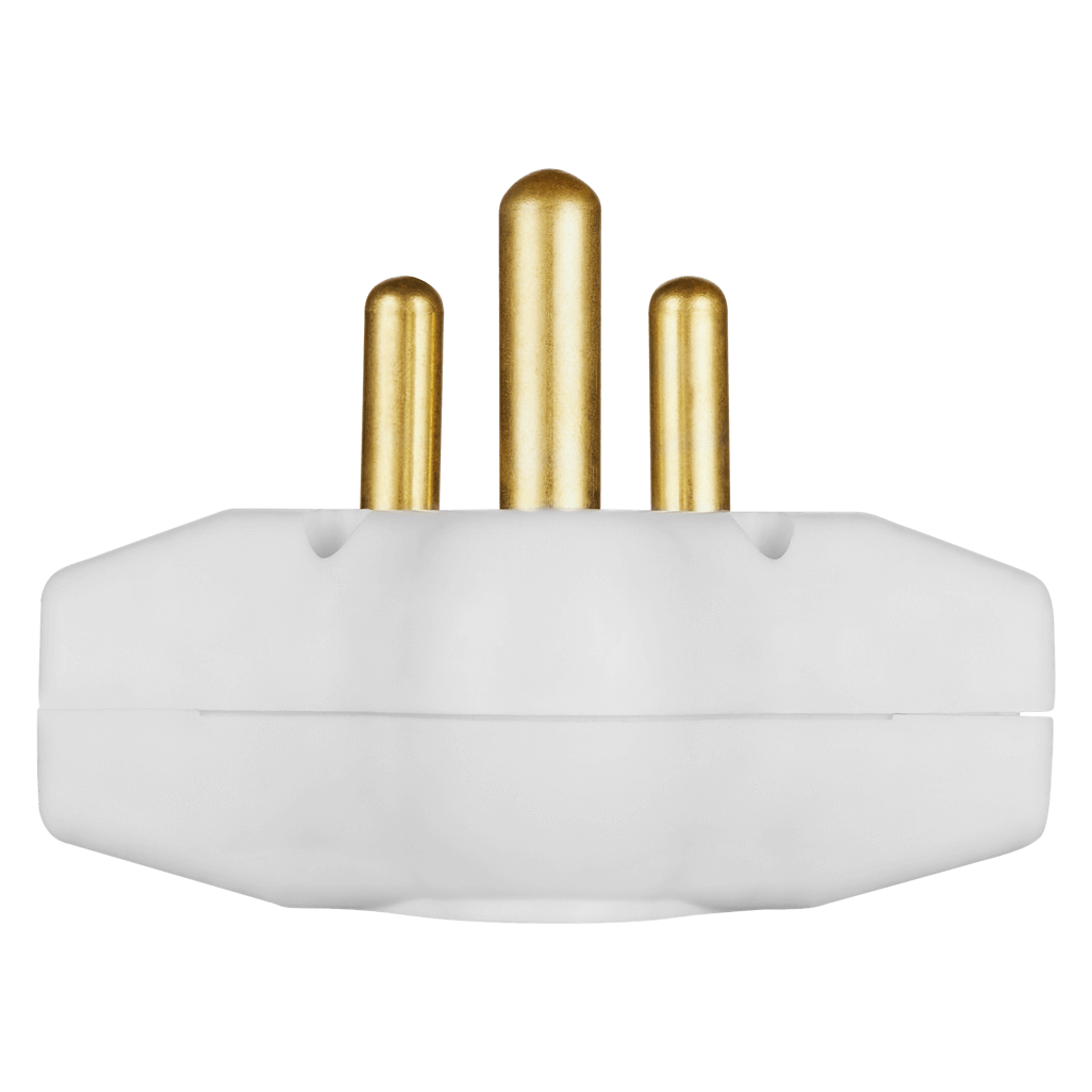 SWITCHED 3 Way Adaptor - White
