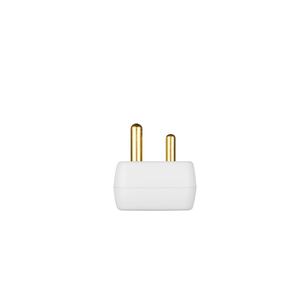 SWITCHED 4 Way Schuko Adaptor - White