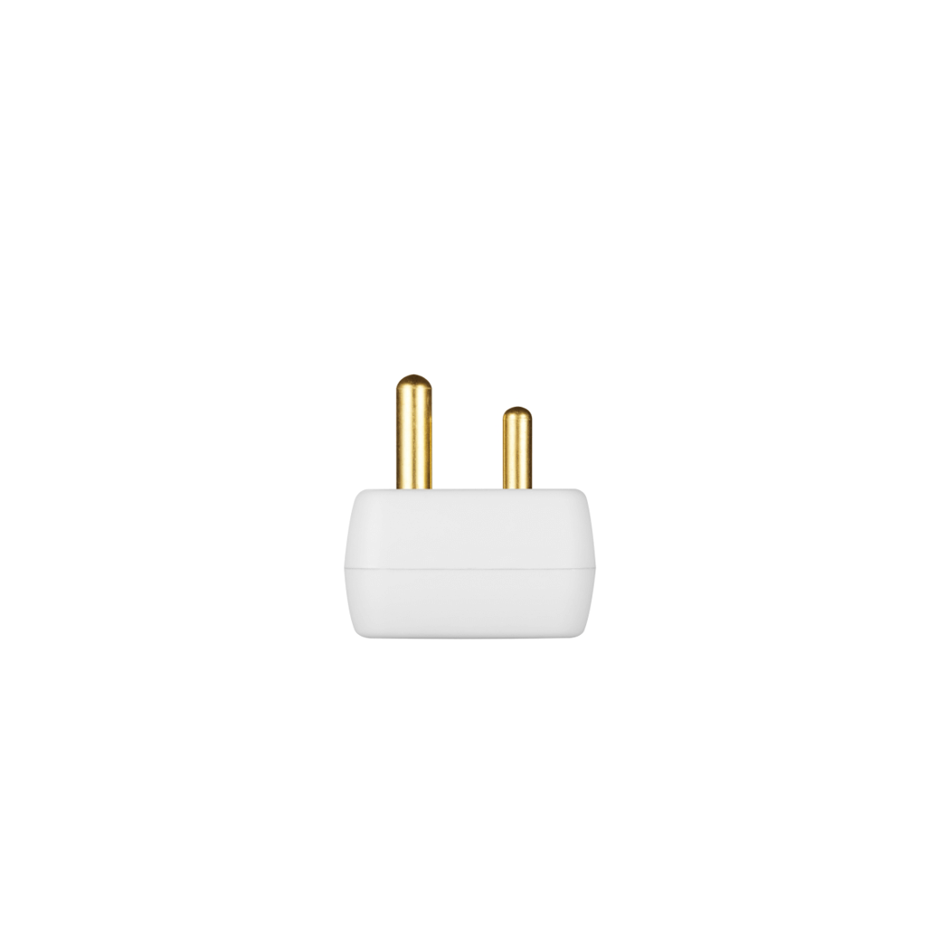 SWITCHED 4 Way Schuko Adaptor - White