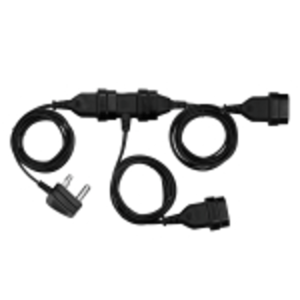 SWITCHED Easy Cable Extender Daisy Chain Kit 6M Total - Black