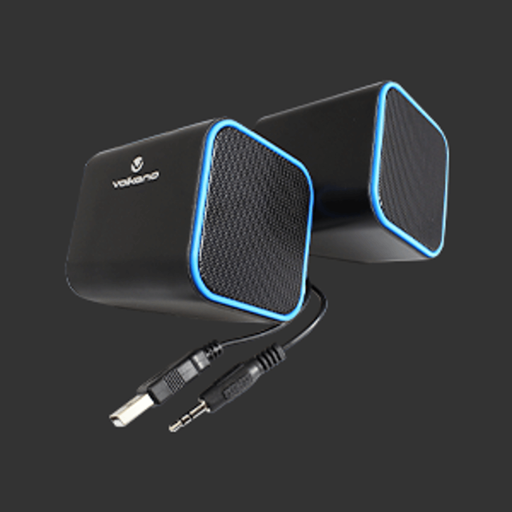 Volkano Diamond Series USB Speaker - Blue