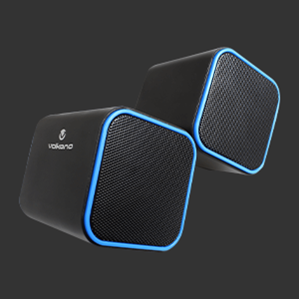Volkano Diamond Series USB Speaker - Blue