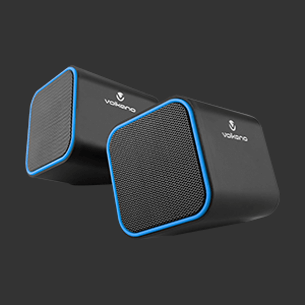 Volkano Diamond Series USB Speaker - Blue
