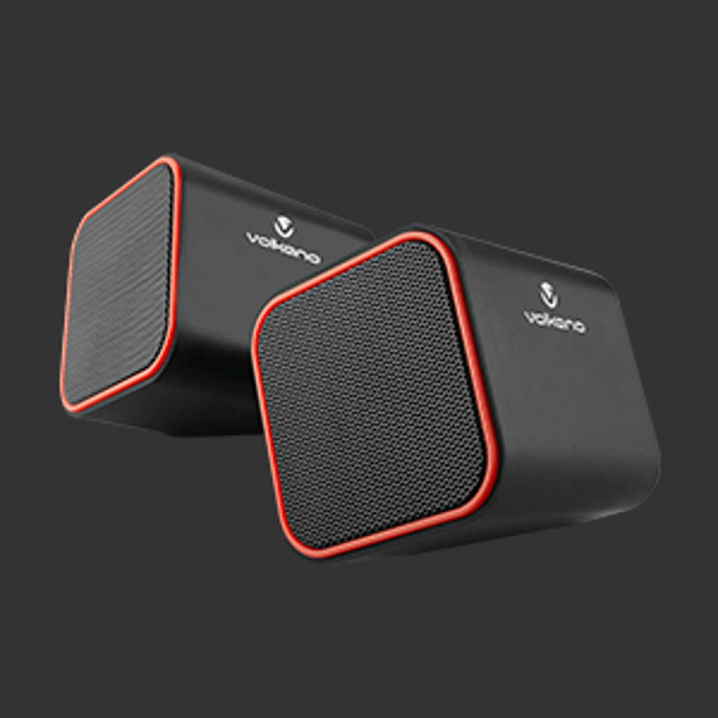 Volkano Diamond Series USB Speaker - Red