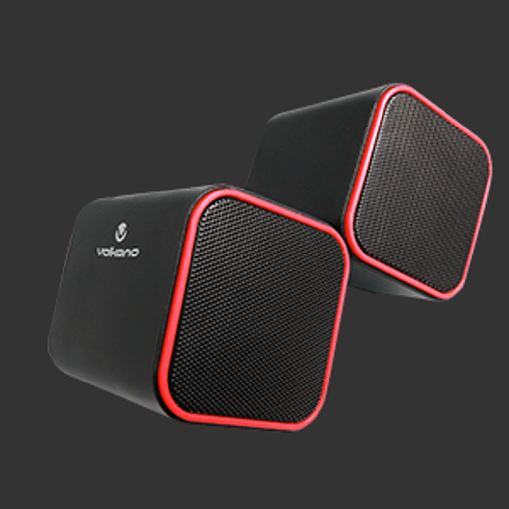 Volkano Diamond Series USB Speaker - Red