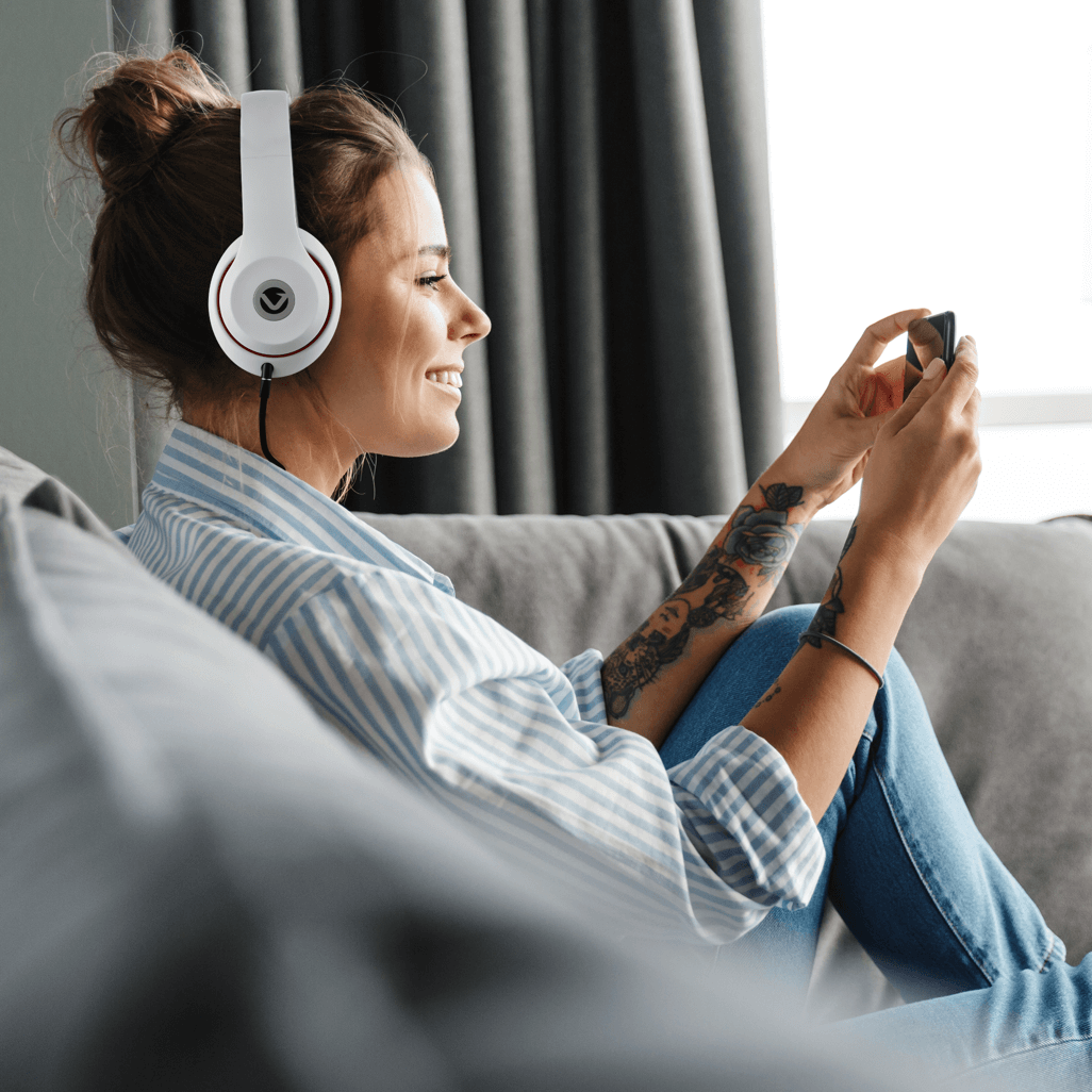 Volkano Falcon series Headphones wmic WHITE