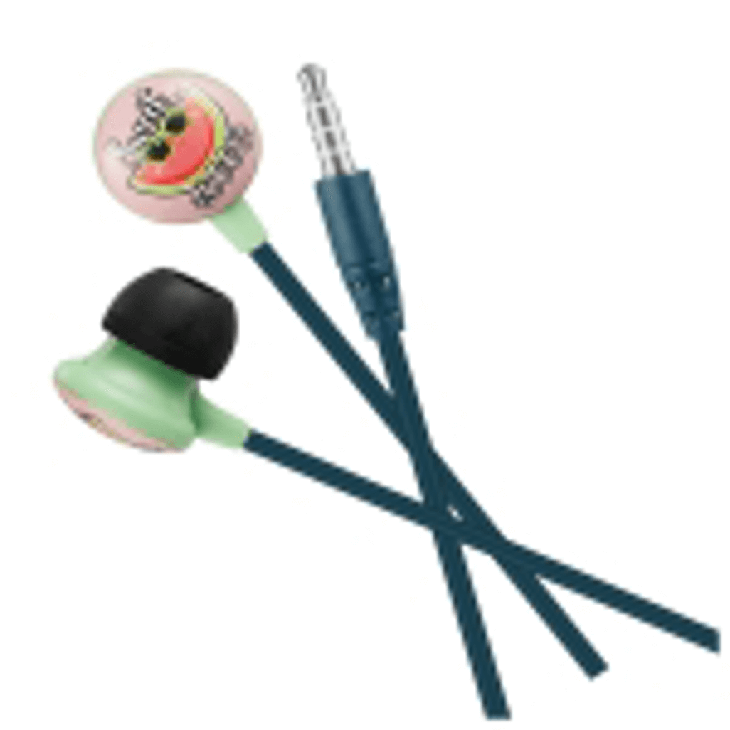 Volkano Kiddies Series Earphones with Keychain – Watermelon2