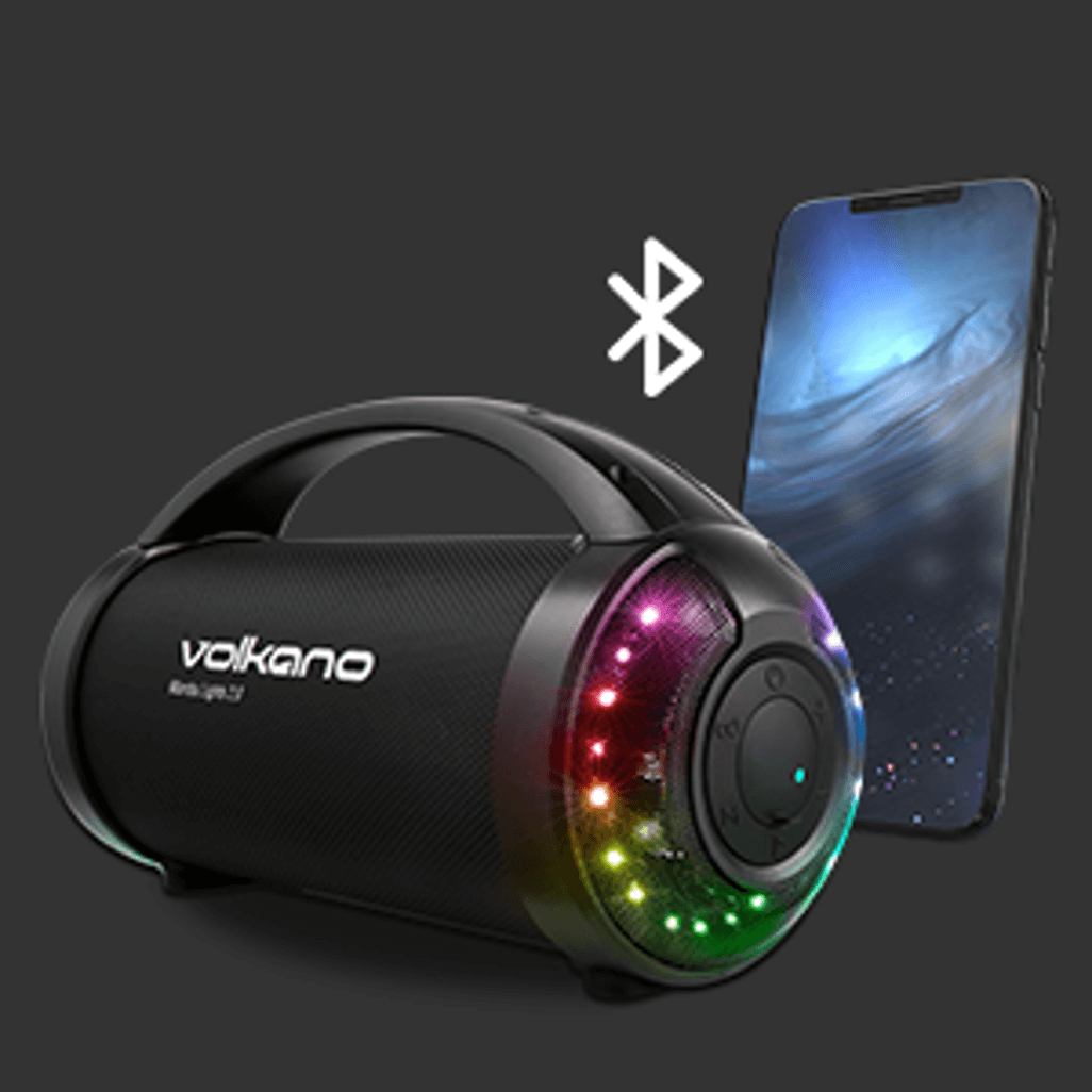 Volkano Mamba Lights 2.0 Series Bluetooth Speaker with RGB Light