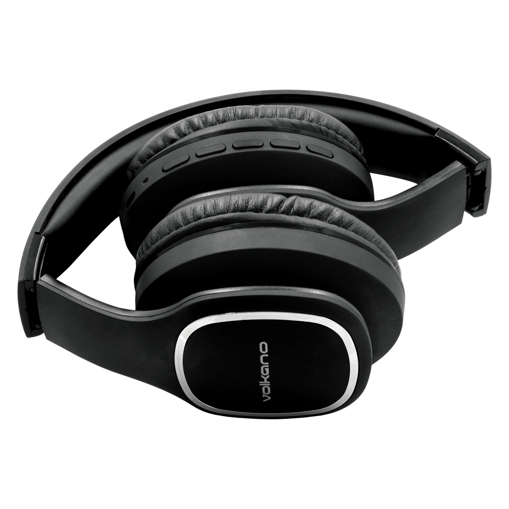 Volkano Phonic Series Bluetooth full size headphones - black