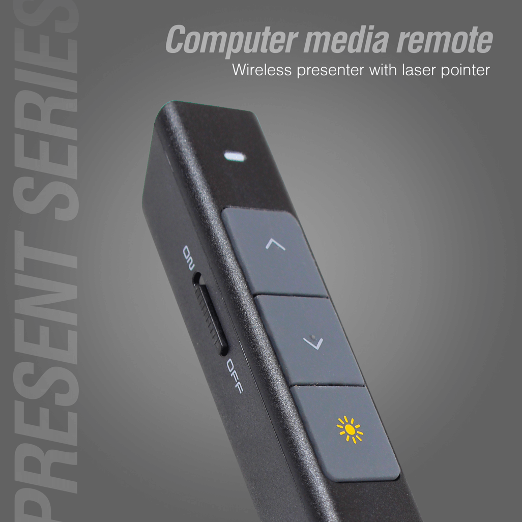 Volkano Present Series Wireless presenter with laser pointer
