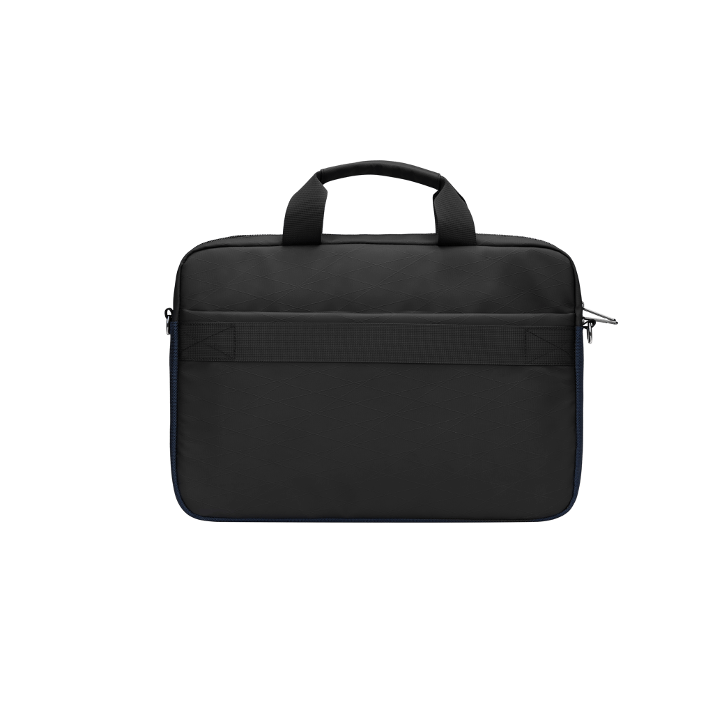 Volkano Seismic 15.6 inch Laptop Shoulder Bag Blk/Nvy