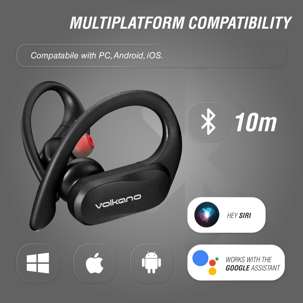 Volkano Sprint 2.0 Series Sports TWS Earphones + Case