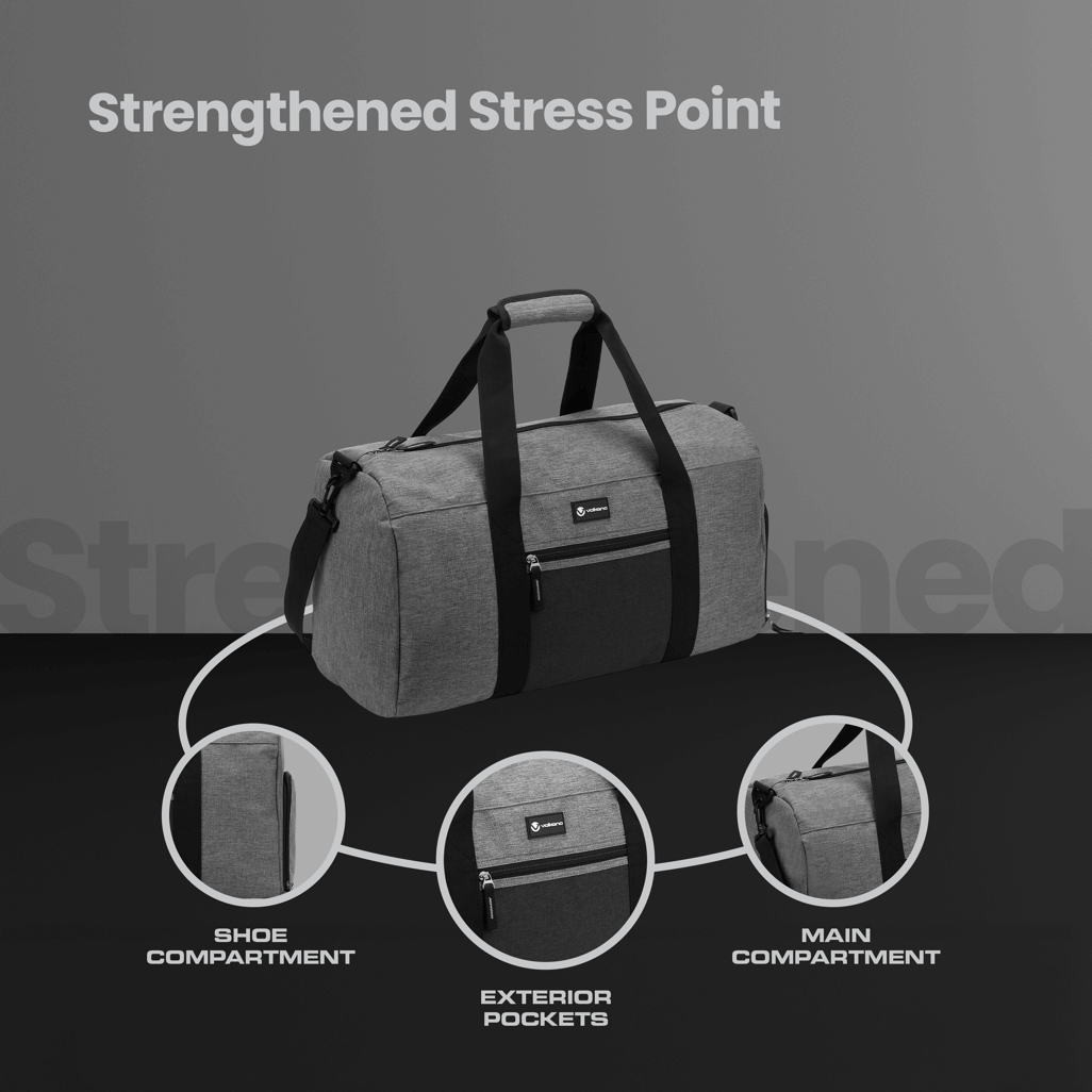 Volkano Vidal 35L Duffle Grey