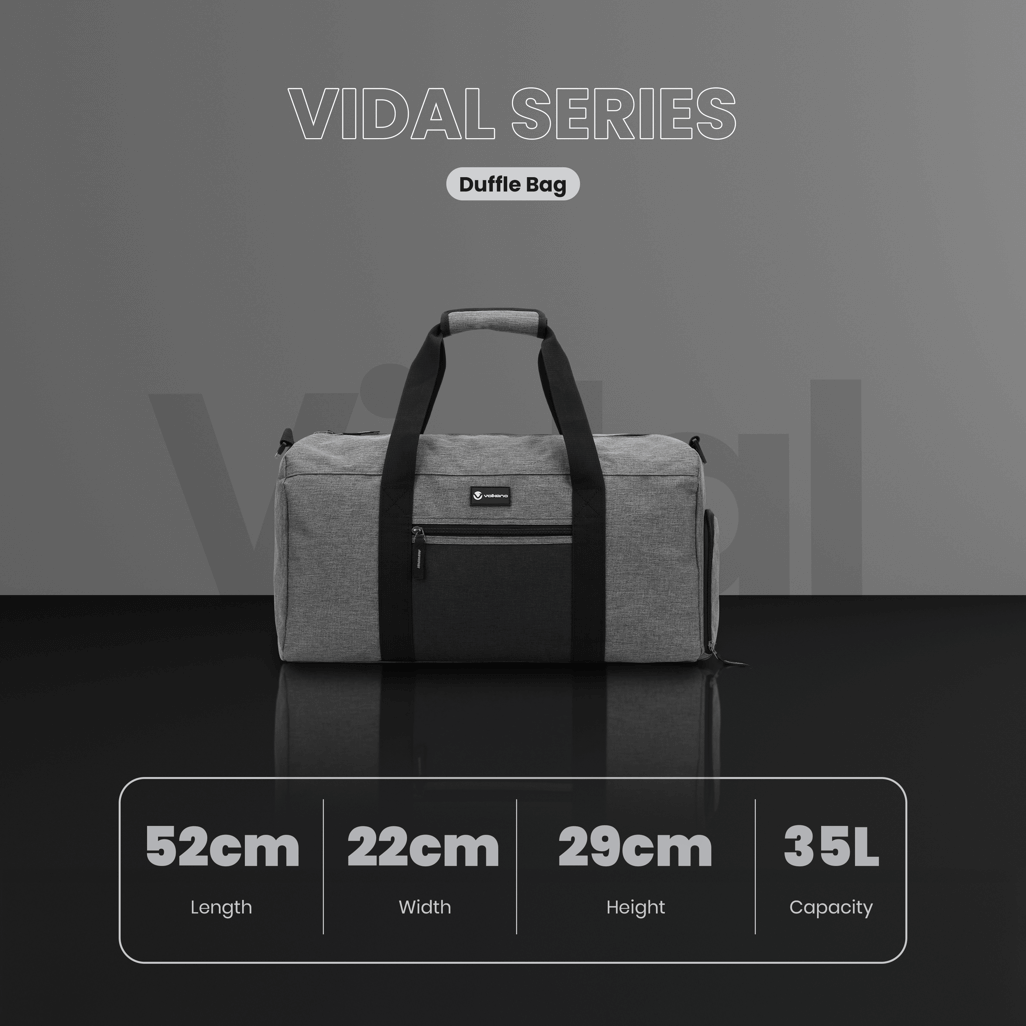 Volkano Vidal 35L Duffle Grey